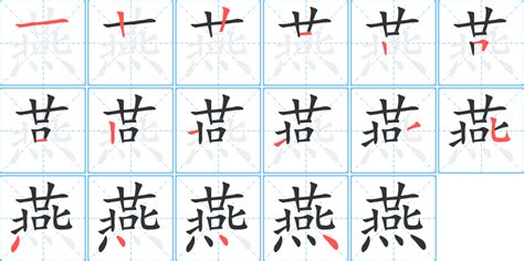 燕字五行|新华字典：燕